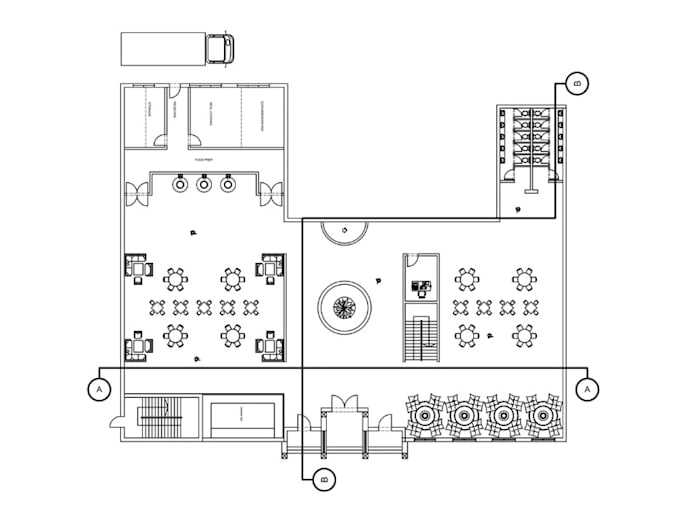 recreate restaurant floor plan,cafe seating chart layout,commercial kitchen plan