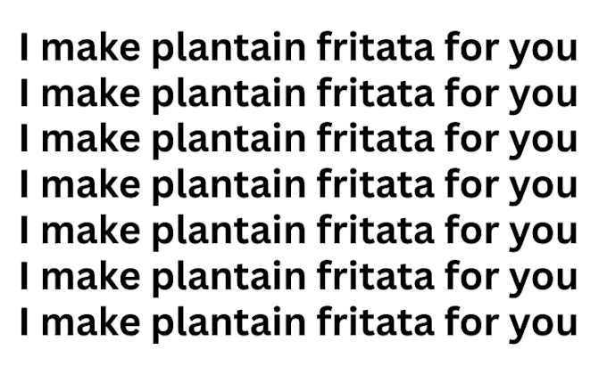 make plantain fritata for you