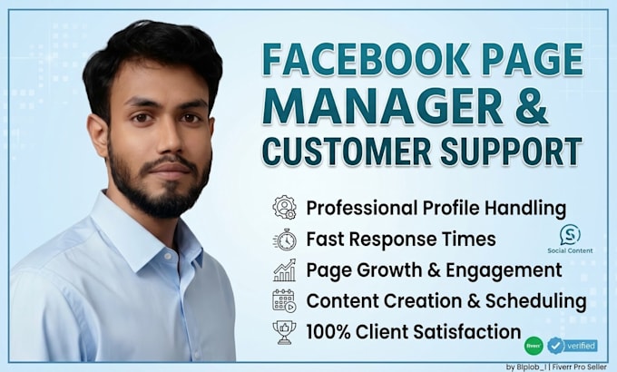be your professional facebook page manager