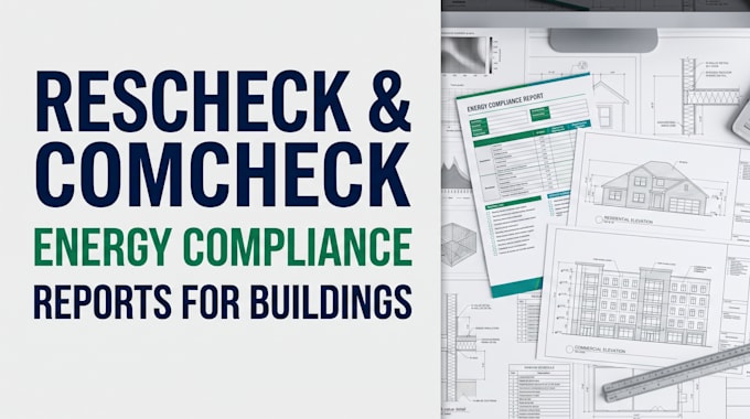prepare rescheck and comcheck energy compliance reports