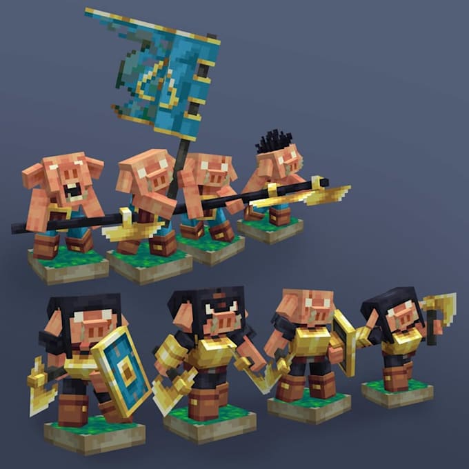 create custom minecraft models, textures and animations in blockbench