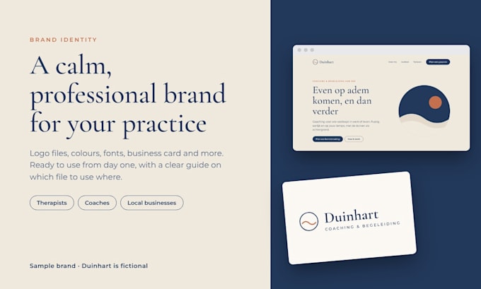 design your logo and brand identity with a full branding kit