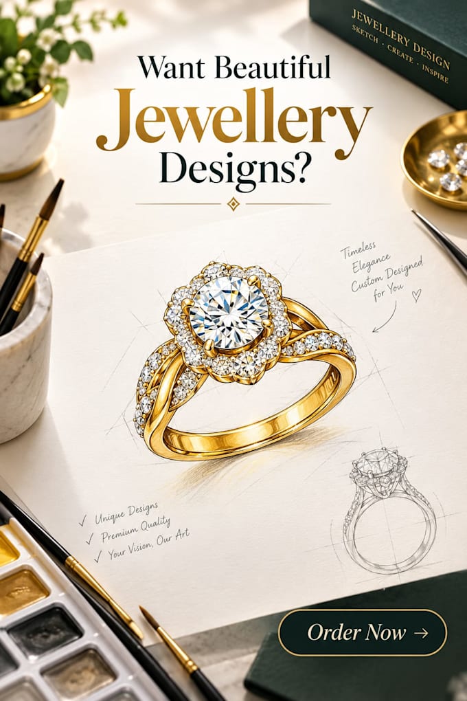 create attractive jewellery design for your business