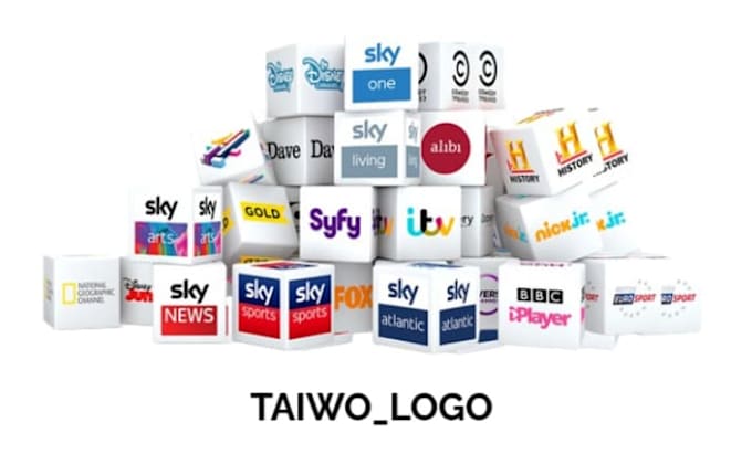 make beautiful, luxury logo for iptv app, iptv