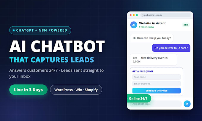 build a custom ai customer service chatbot for your website