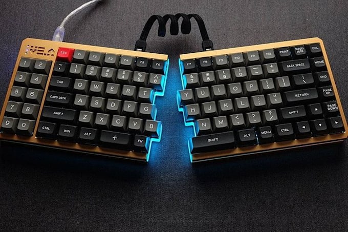 design custom keycap and mechanical keyboard files for productions