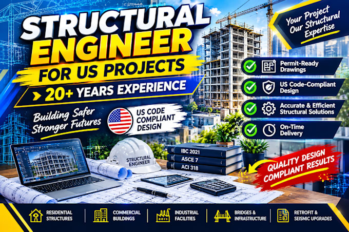 be your structural engineer for USA structural design and analysis projects