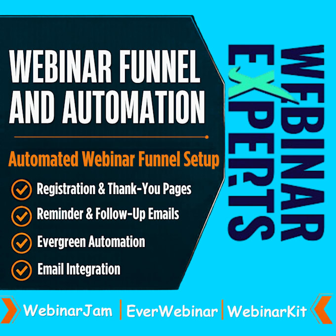 design webinar automation funnel webinarjam, webinarkit, everwebinar webinar jam