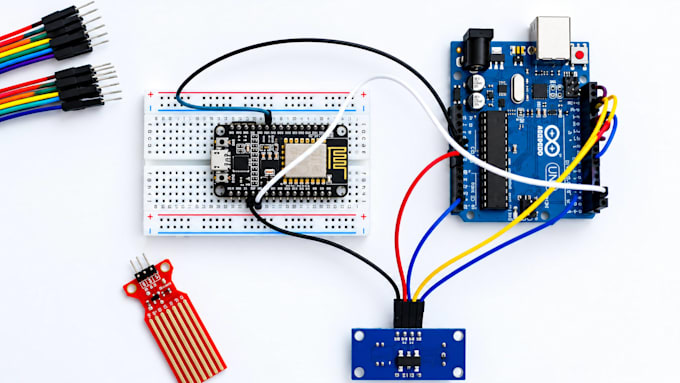 develop arduino and esp32 firmware for embedded hardware prototypes