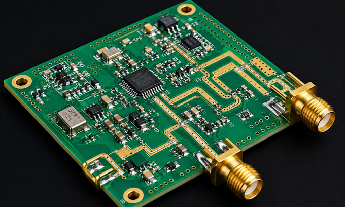 design rf pcb, antenna pcb, microwave pcb, rf routing, gerber file
