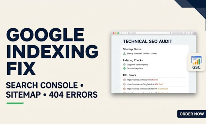 fix google search console indexing and sitemap errors