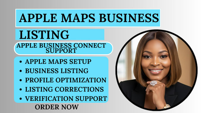 create your apple maps business listing and assist with verification