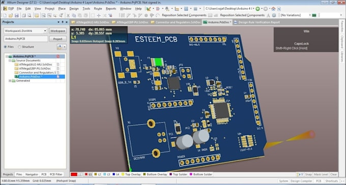 do professional altium pcb design and high speed multilayer layout