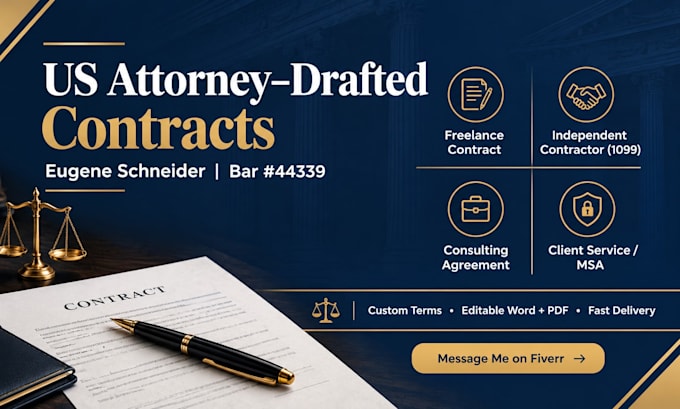 draft a legally binding freelance contract for your client projects