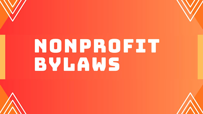 draft custom nonprofit bylaws and 501c3 documents