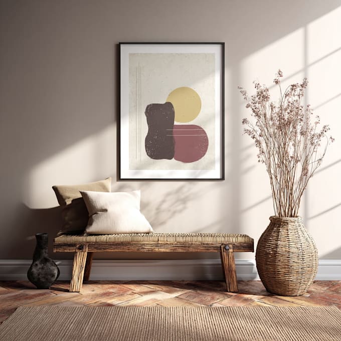 create scandinavian style printable wall art