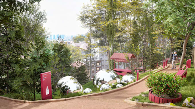 create 3d theme park environments, amusement rides and attractions