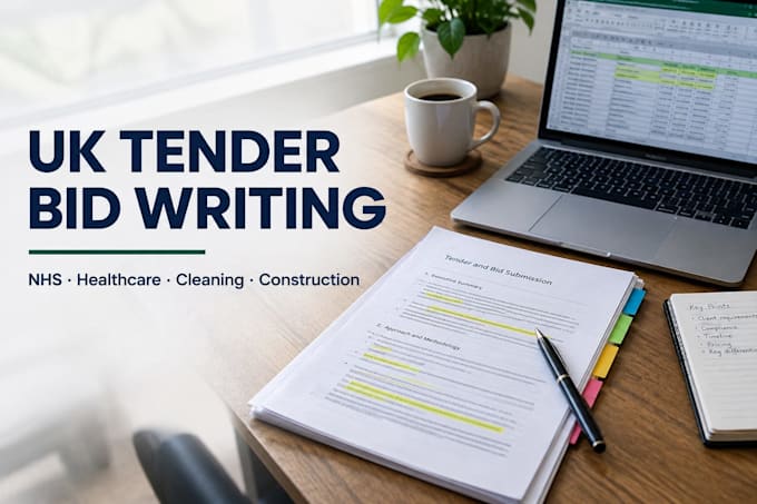 write winning UK tender bid proposals, method statements and itt responses