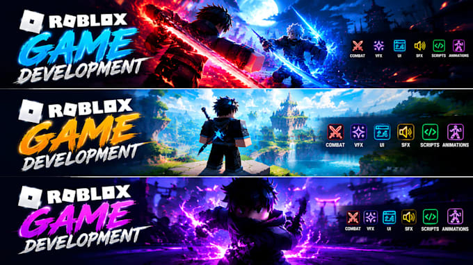 create a complete roblox game with custom combat,vfx, sfx, scripts and animaton