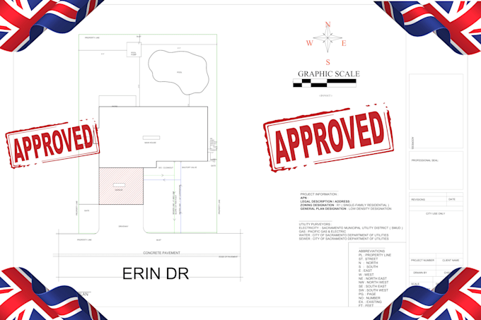 draw UK flat conversion plans for planning permission and building regulations