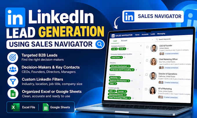 do linkedin lead generation using sales navigator