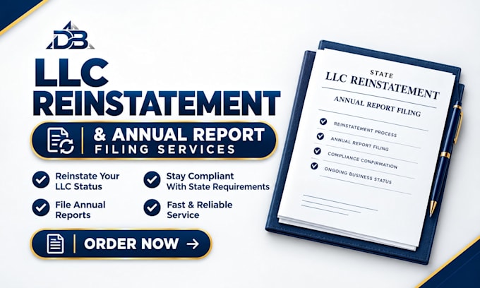 do llc reinstatement and file annual report