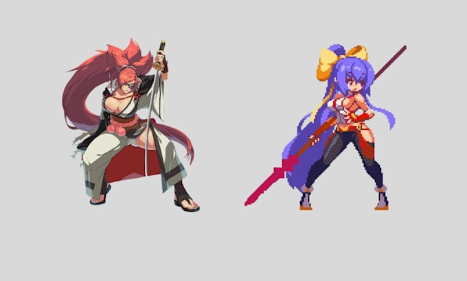 2d pixel art sprite sheet nsfw pixel game art character animation 2d game asset