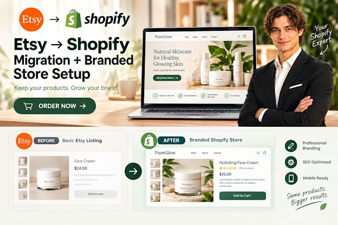do etsy to shopify migration etsy migration set up branded store store migration