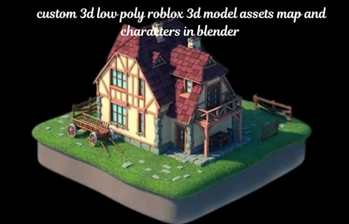 Low Poly Model Build Een aangepaste 3d low poly roblox-modelassets, kaarten en personages in ...