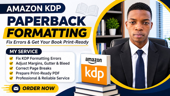 fix format, amazon KDP, formatting errors, rejected paperback PDF, and margins