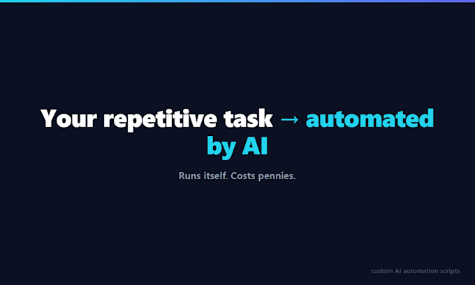 build a custom ai automation script with claude or gpt API