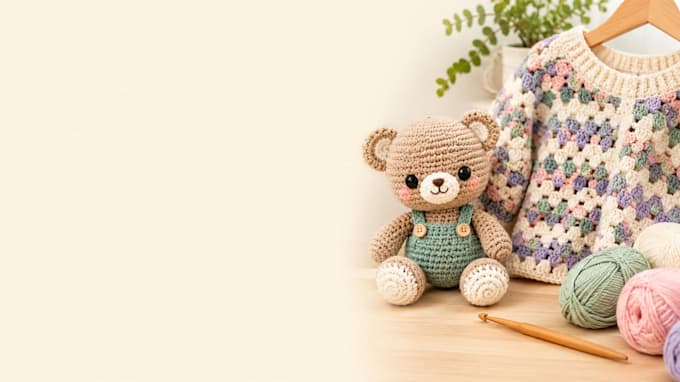 write a professional crochet pattern with charts
