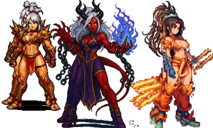 do pixel art animation 2d sprite sheet pixel art character animation game assets