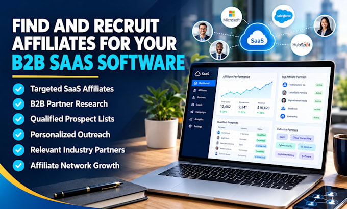 find and recruit affiliates for your b2b saas software