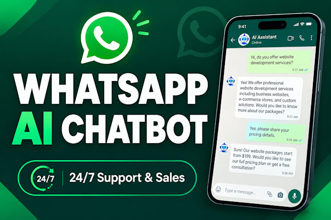 build a whatsapp ai chatbot for customer support and sales