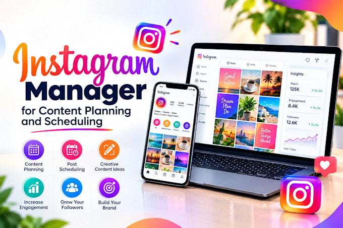 your instagram manager for content planning and scheduling