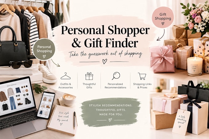 be your online personal shopper and gift finder