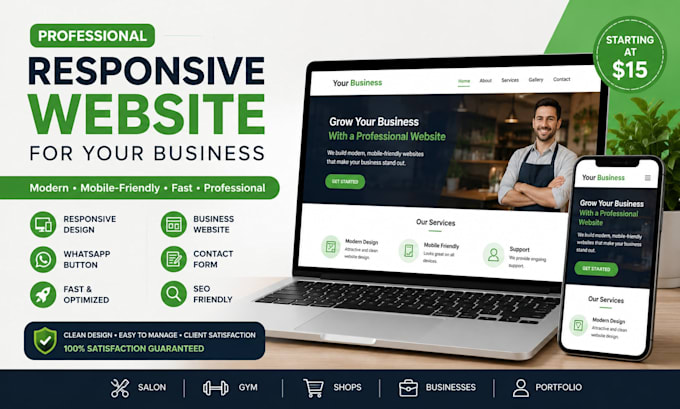 build a responsive small business website