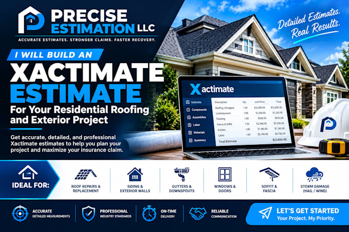 xactimate estimate for your residential project