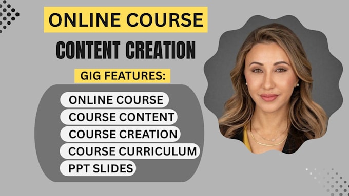 develop online course content with curriculum for your online course creation