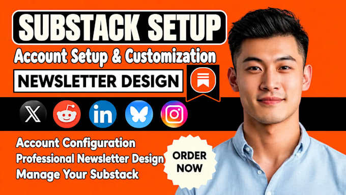 setup substack account, newsletter design manage substack newsletter