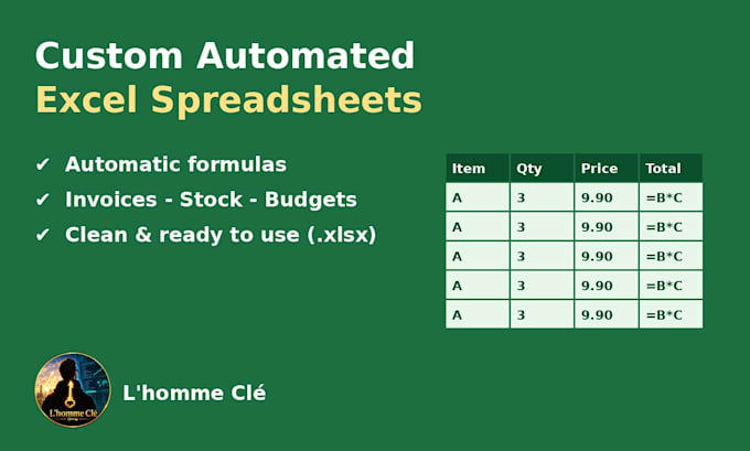 create a custom excel spreadsheet for your business