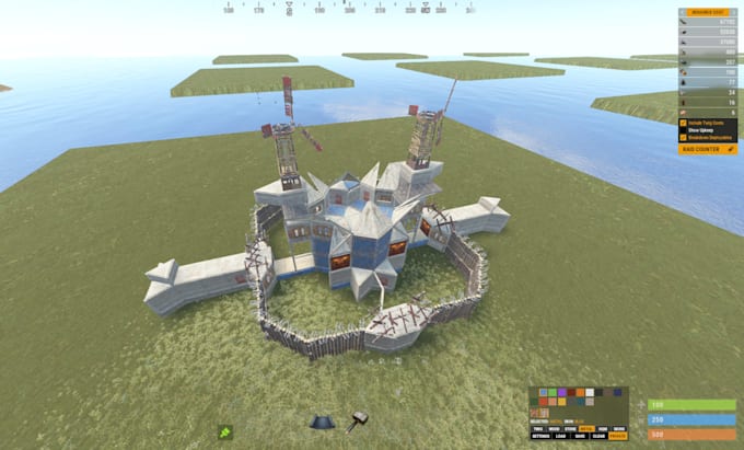 build your rust base and teach you the building techniques