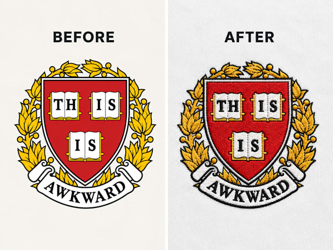 digitize image to embroidery in 1 hour