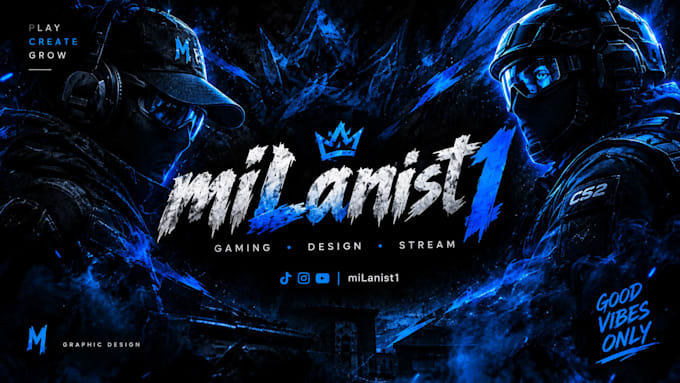 design a modern gaming banner