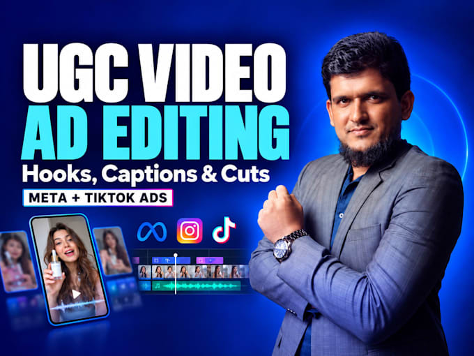 edit ugc video ads for tiktok and meta campaigns