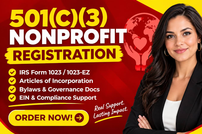 help form and register your US nonprofit organization