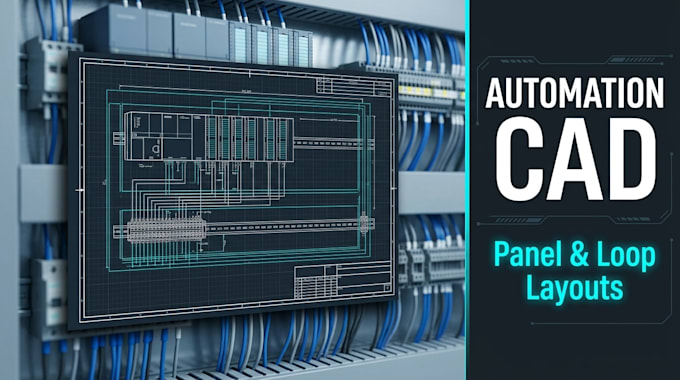 draft industrial automation layout maps and setup documentation