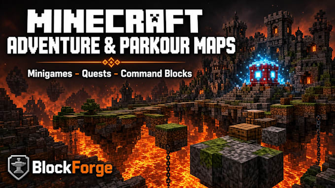 create a custom minecraft adventure or minigame map