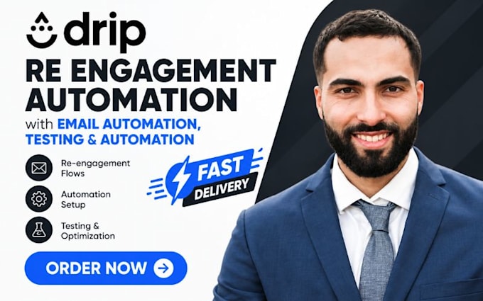 setup drip re engagement automation with email automation testing automation